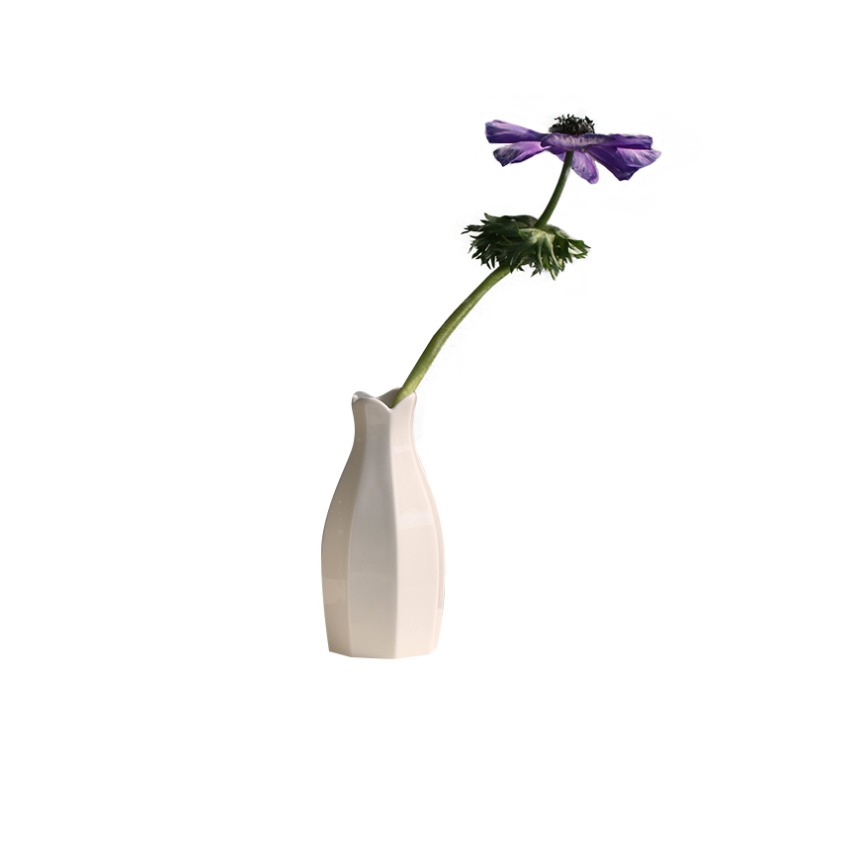 Octagonal Porcelain Bud vase_1